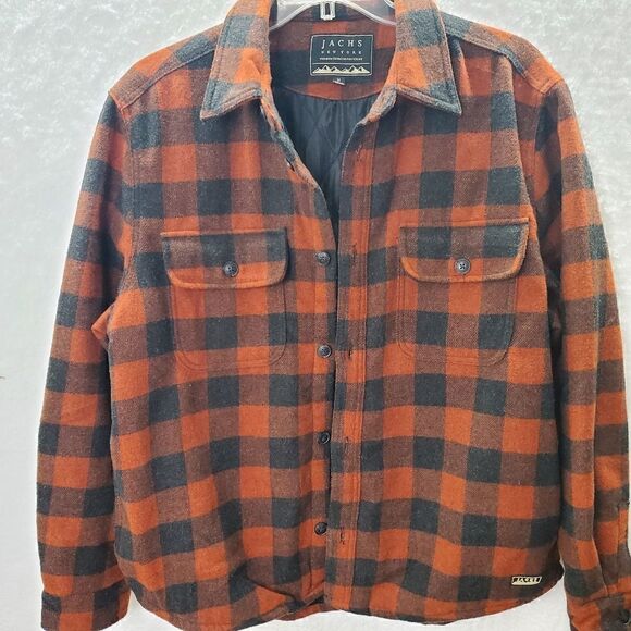 Jachs Men’s Wool Blend Shirt Jacket Wool Blend Size Medium - Picture 15 of 16